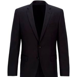 BURBERRY LONDON MEN'S BLACK SUPER 100'S (2) BUTTON LUXURY BLAZER